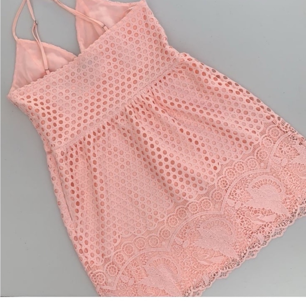 Pink Lace Dress - Picture 6 of 10